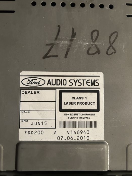 Radio sd ford mondeo