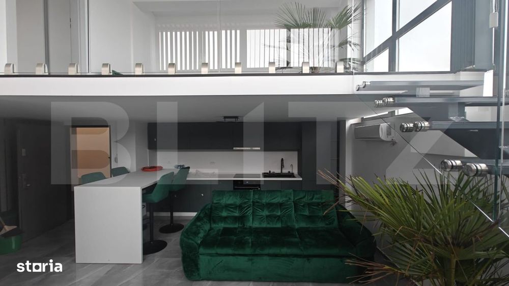 Apartament modern tip loft in Cordau – design contemporan, spatiu si