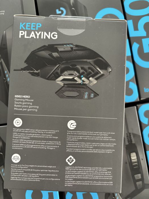 Mouse Gaming Logitech G502 Hero 25k Black
