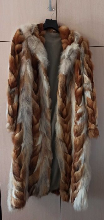 Палто от натурална кожа северен песец