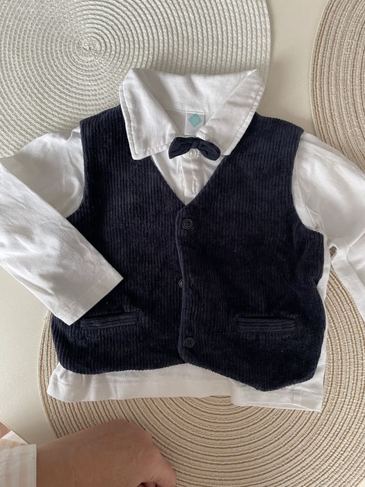 Set de haine pentru băieței (cămăși, pantaloni), pentru vârsta de 1,5–2 ani (18–24 luni) — mărci: TEX baby, H&M, Next.
