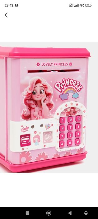 Умная копилка с паролем, музыкальная копилка для банкнот, игрушка для