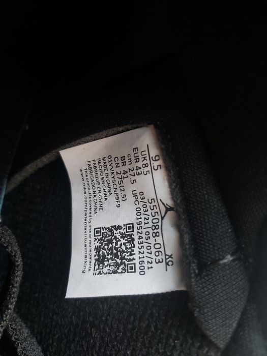 Jordan 1 patent bred