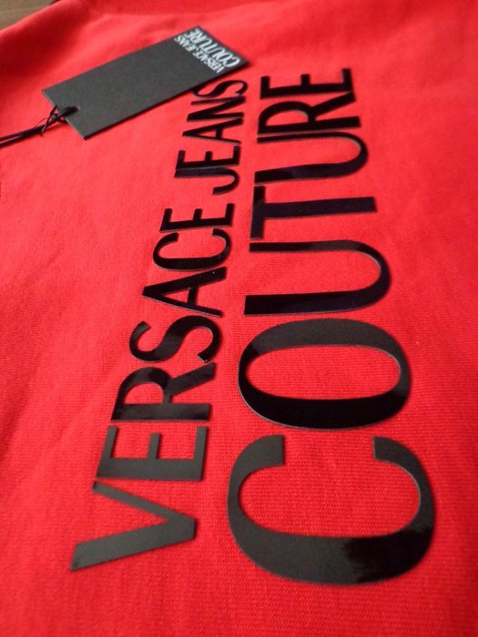 Мъжка блуза с дълъг ръкав Versace Jeans Couture Red / Black размер XL