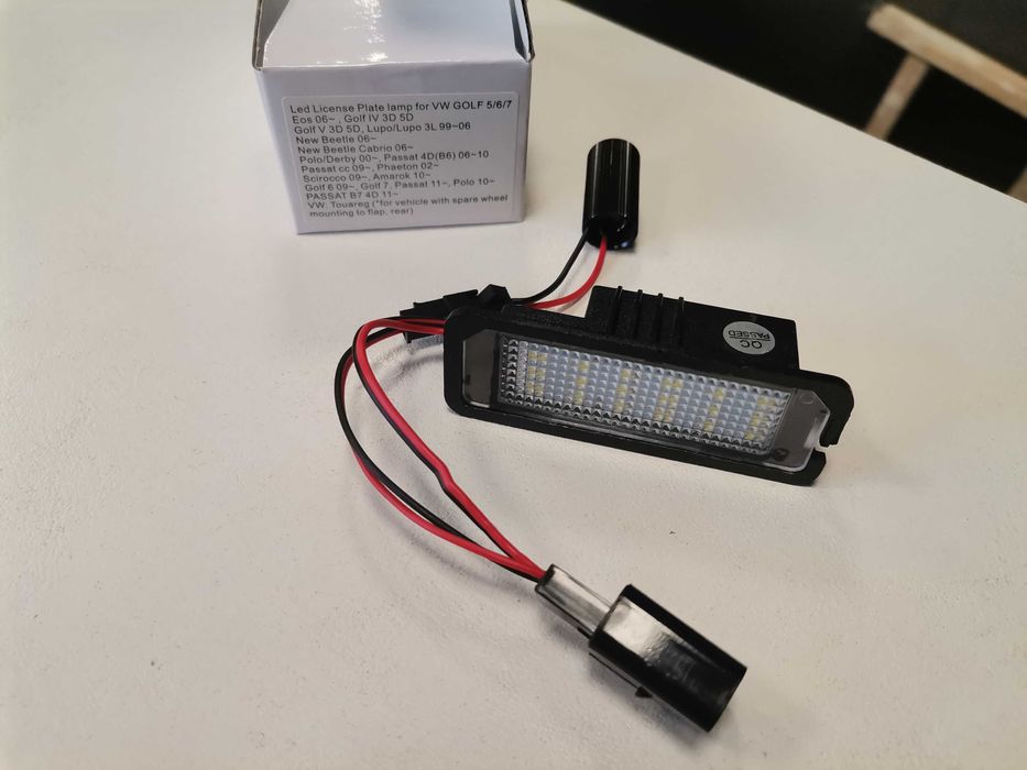 лед плафони за регистрационен номер ауди фоксваген бмв audi vw bmw