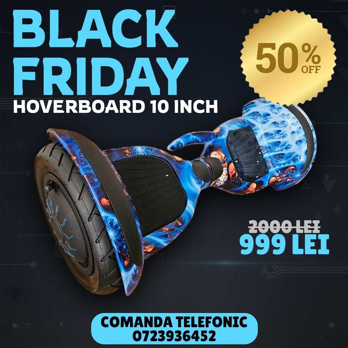 Hoverboard 8 inch 2x350w 3.6A -50% BF | NOU | LIVRARE | GARANTIE