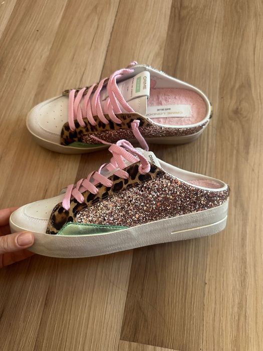 Tenesi decupati comozi Crime London, piele, 37