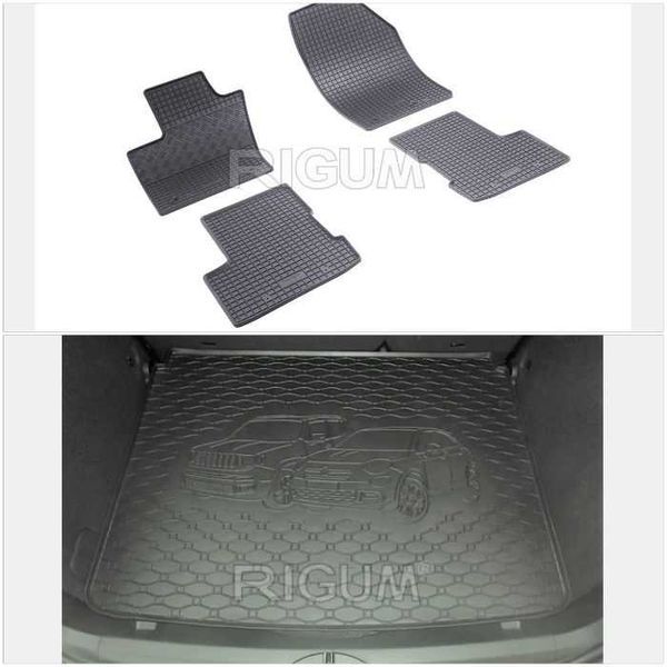 Гумени стелки FIAT 500X и JEEP Renegade след 2014г.