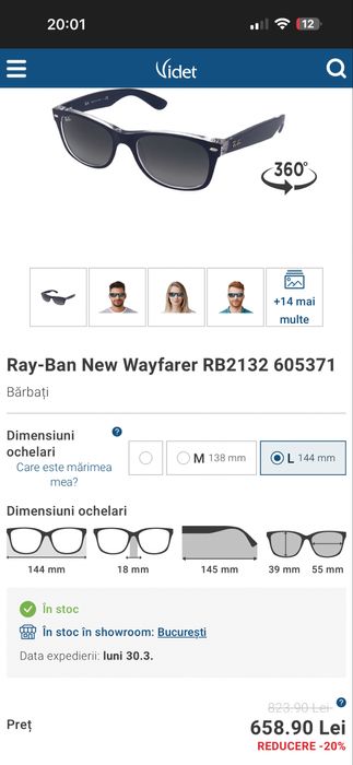 Ochelari Ray-Ban New Wayfarer