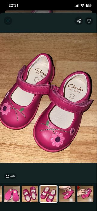 Pantofi Clarks 13 cm