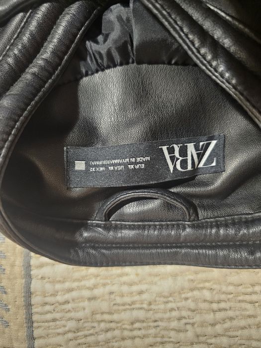 Дамско кожено яке Zara размер XL