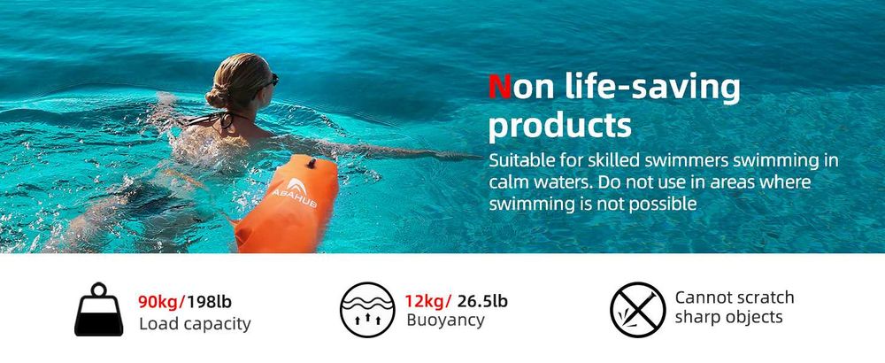 Буй-гермомешок для открытой воды Abahub Swim Buoy — новый