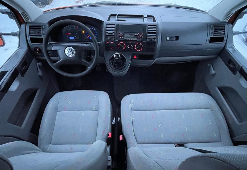 VW T5 doka 2.5 TDI 6locuri+bena