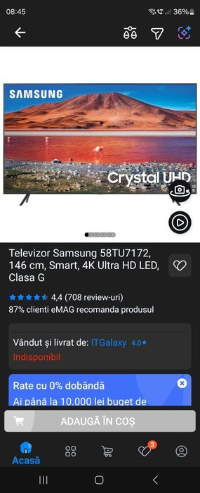 TV Samsung 58TU7172