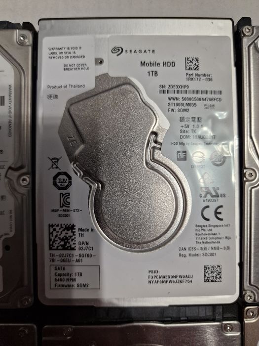 HDD, жёсткие диски на ноутбук