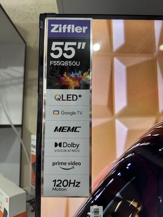 Ziffler 55 4K Qled Googl tv 120 hz