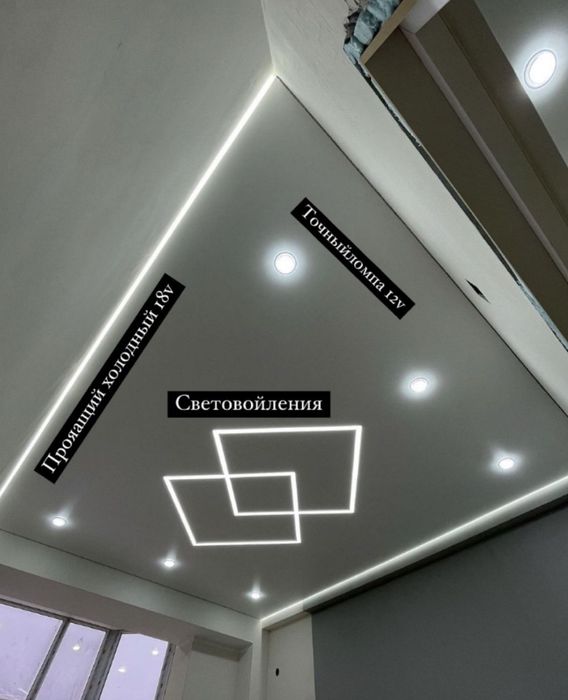 Натяжные потолки Акция