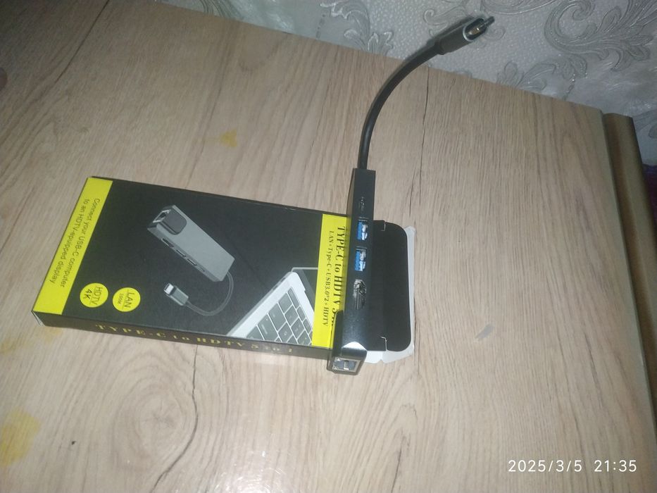 Usb 3, Type-c Lan переходник