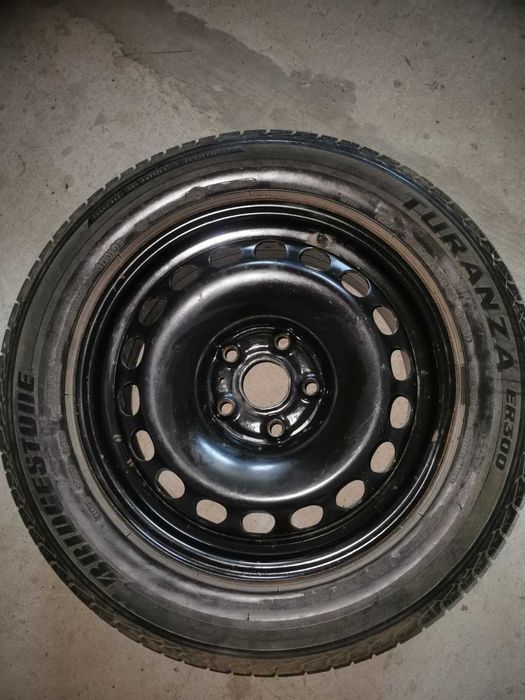 Roată rezervă  normală 16, 5x112, cauciuc 215/55 -NOUĂ- vw,audi,skoda