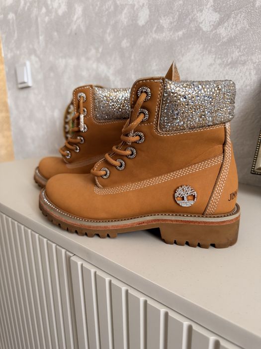 Сапоги ботинки стразы