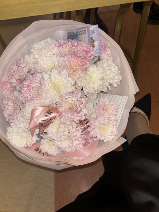 Букет цветов хрезиантем