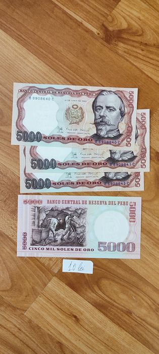 Bancnote bani vechi straini unc