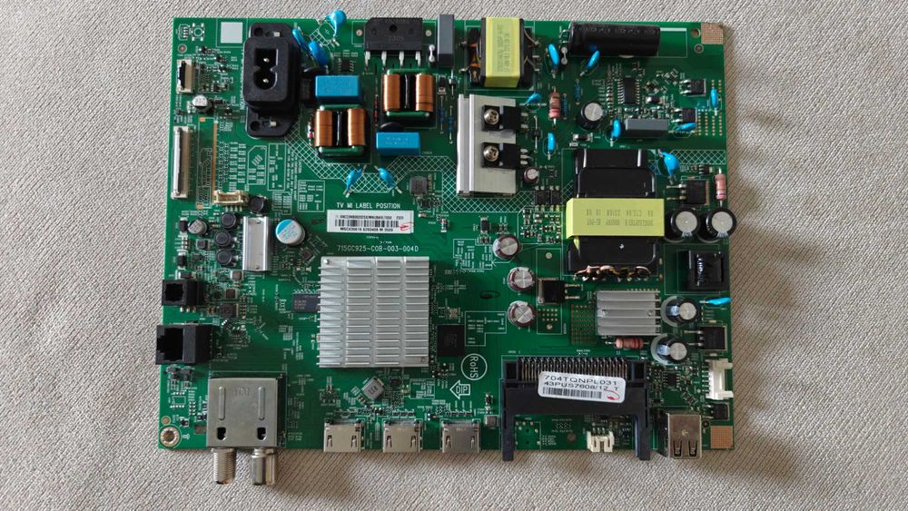 Дънна платка за Смарт ТВ PHILIPS 43PUS7608/12, 715GC925-C0B-003-004D