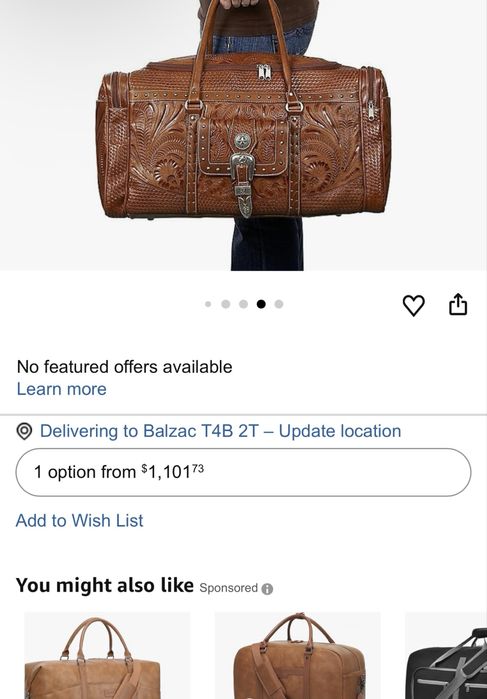 Geanta Piele de calatorie American West