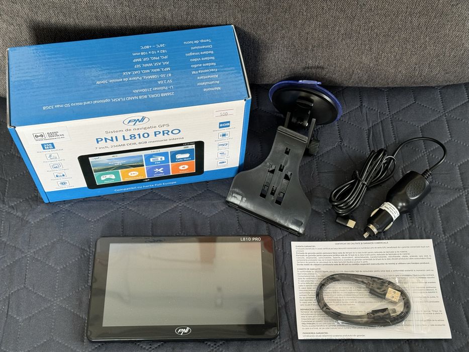 GPS camion auto NOU navigatie PNI L810 PRO cu soft Full EU 2026