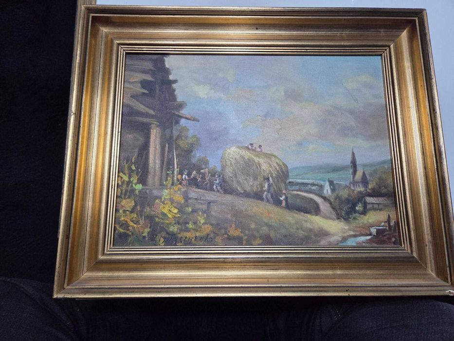 Mikhail D. Tkachenko (1860-1916) - Carul cu fân