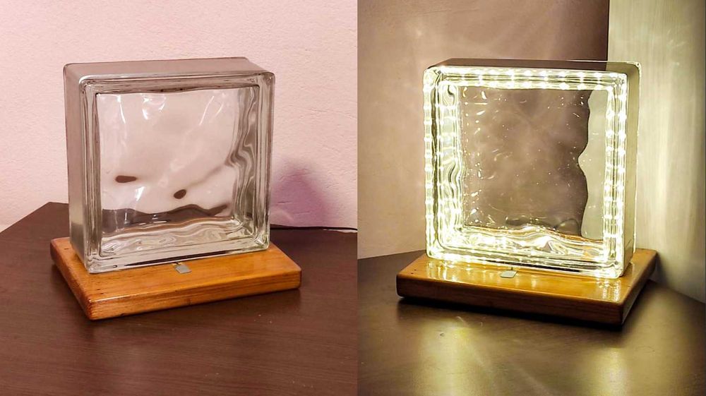 veioza led unicat deosebita cu touch control
