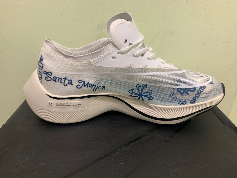 Нови мъжки маратонки Nike ZoomX Vaporfly Next% Blue Ribbon номер 41