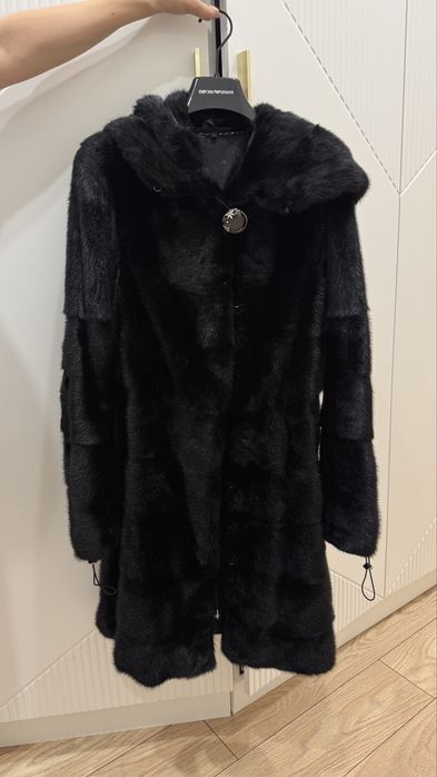 Норковая шуба, 44 размер б/у, 50тыс тг