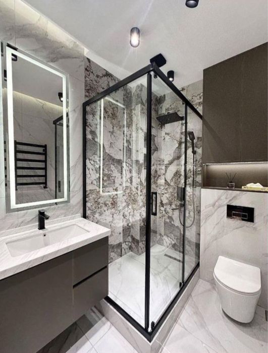 Душевые кабины!