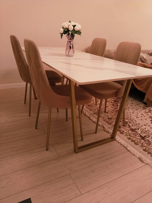 Стол камень мраморный