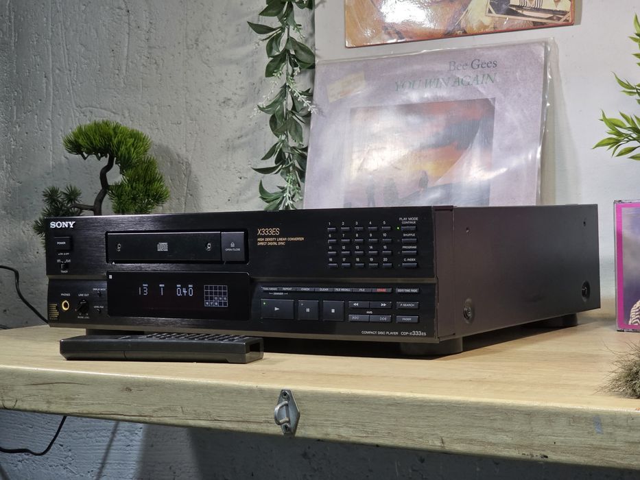 Cd player SONY CDP-X333ES, hifi audio,  seria ES  hi-end,  japan