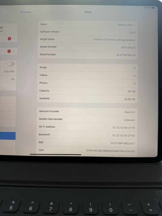 Ipad 12.9 ich 3rd generation