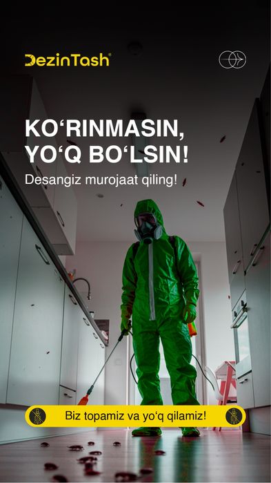 дизинфекция от клопов тараканов dizinfeksiya klapa tarakan dezenfeksiy