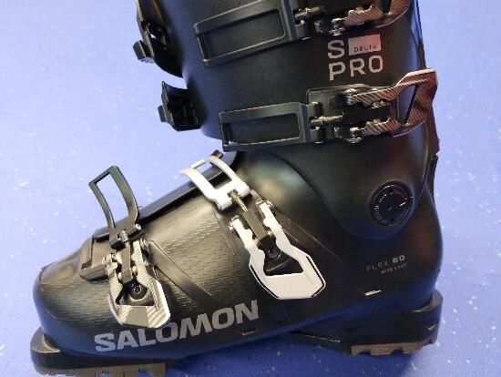 Clăpari de schi Salomon Delta 80 Hv Negru - produs resigilat Decathlon