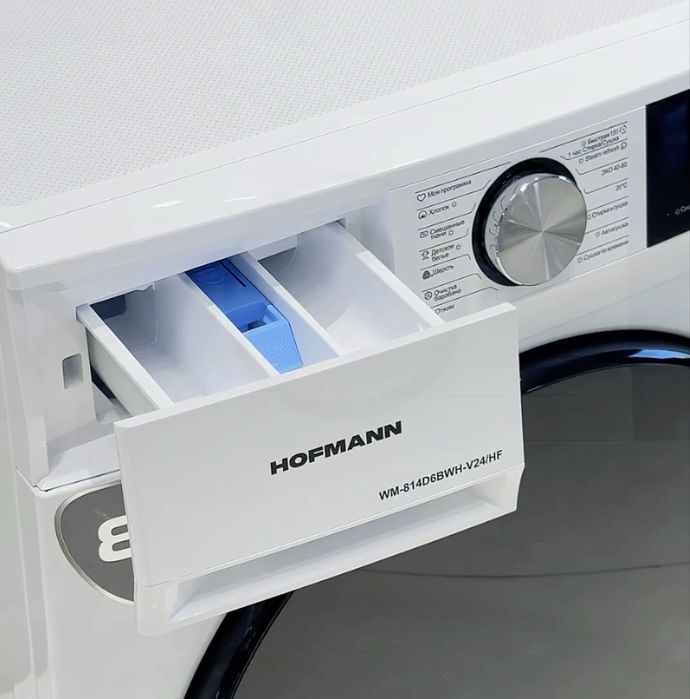 Стиральная машина Hofmann WM-814D6BWH-V24/HF 8 Кг (С сушкой)