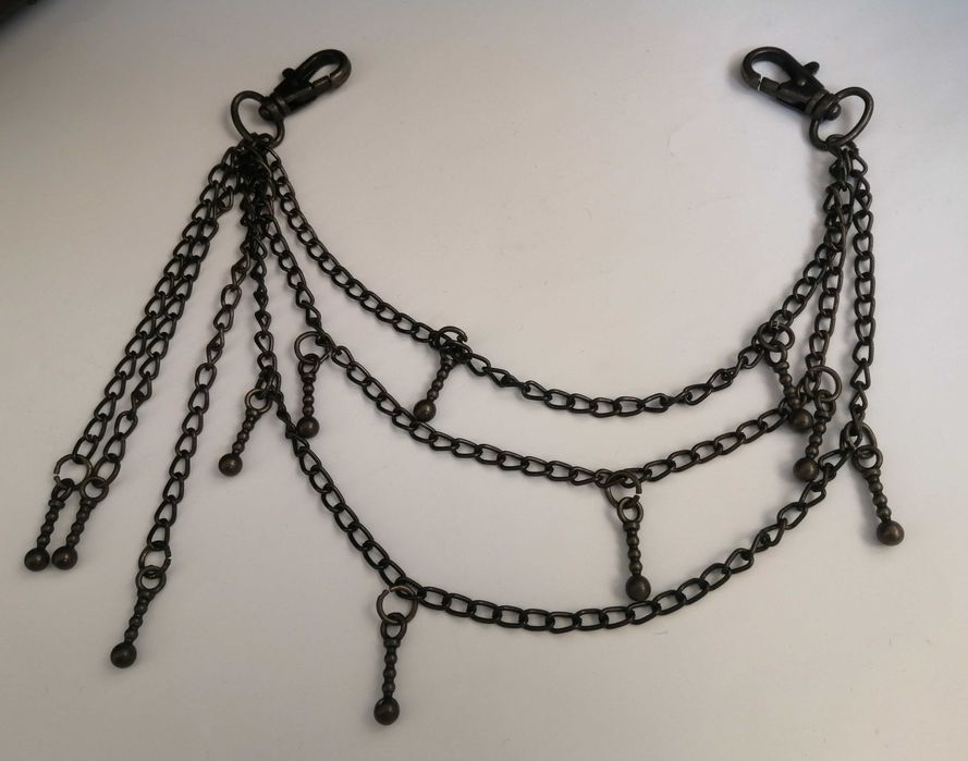 Curea lant din metal pentru blugi si genti