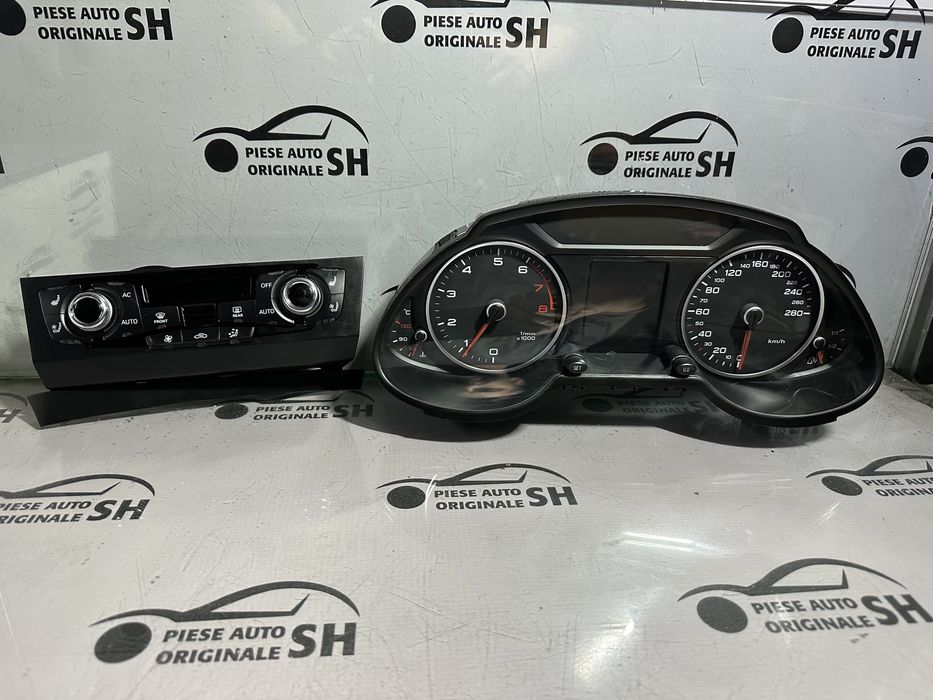 Ceasuri bord panou climatronic Audi Q5 8R Facelift 2013 ACC Distronic