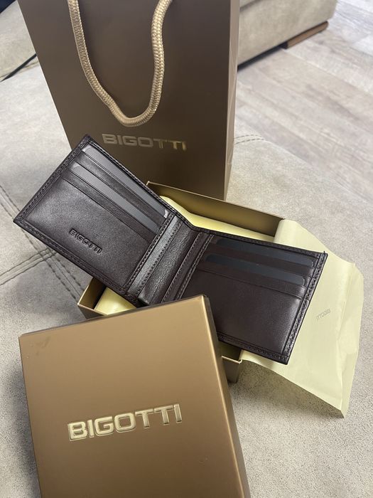 Portofel din piele naturala Bigotti
