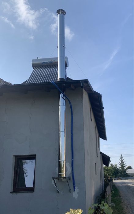 Horn Coș de fum dublu izolat de inox tabla 0.8mm