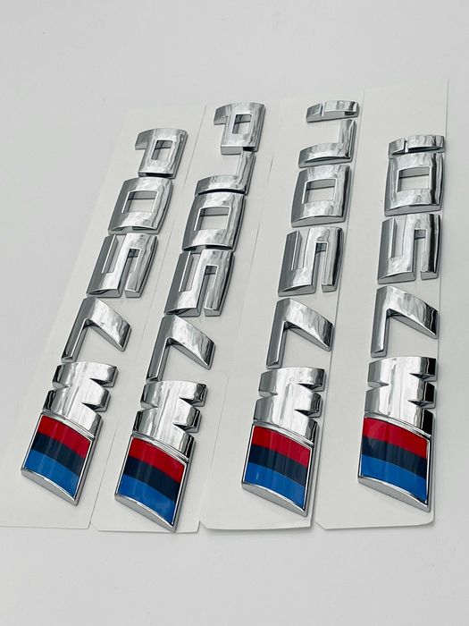 Emblema compatibila BMW M750d crom