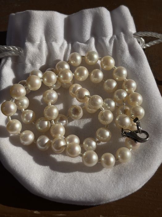 Натуральное жемчужное ожерелье