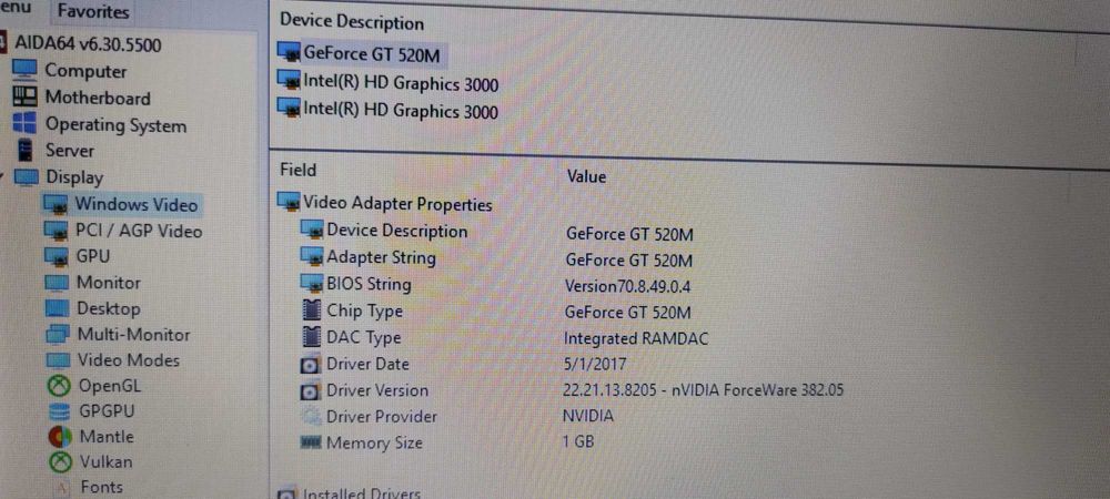 Лаптоп 17.3" MSI-i5 3Ghz,8GB RAM, 500GB