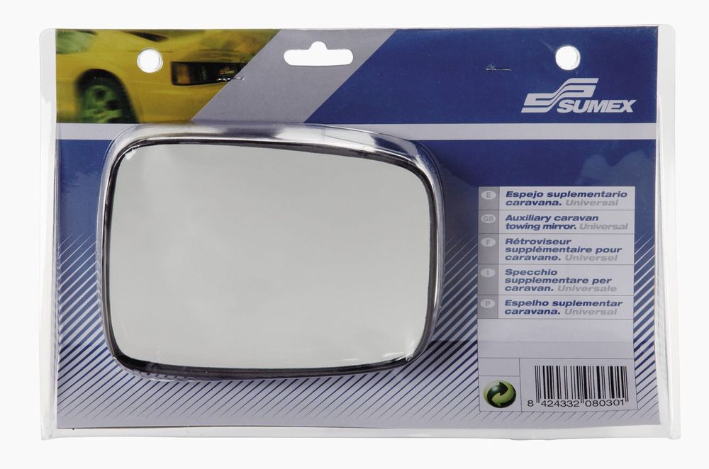 Oglinda exterioara auto auxiliara caravan, 155x120 mm, 1 buc.