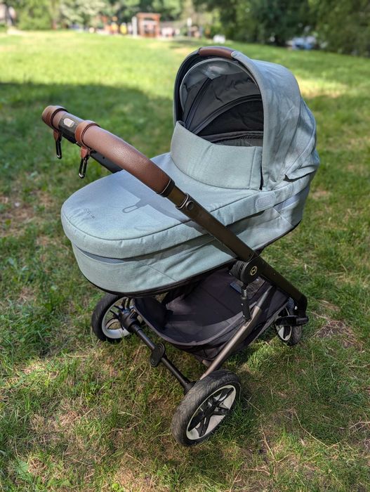 Cybex Talos S Lux TPE заедно с Cot S lux - Бебешка количка плюс опция кошница Cybex ATON M + база Base M