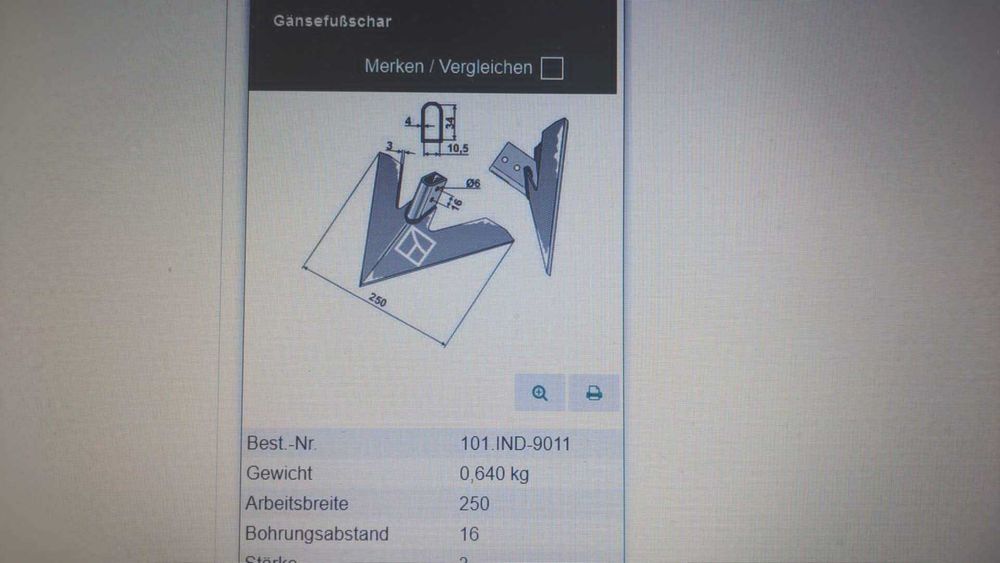 Brazdar -laba de gasca